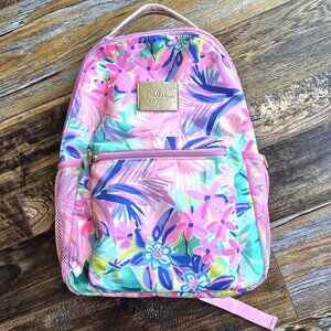Lilly Pulitzer Bahia It’s Was All A Dream Floral Backpack *Hole/Defected*